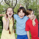 A group of children.